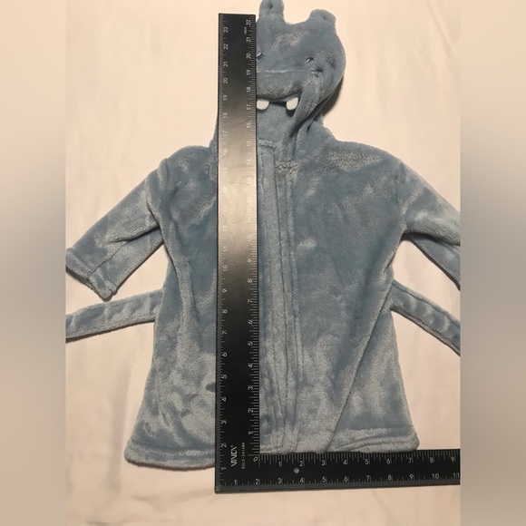 Modern Baby Boy Hippo Bathrobe Size 0-9M - Picture 6 of 7